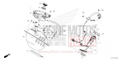 FUEL TANK WW125AS de 2025